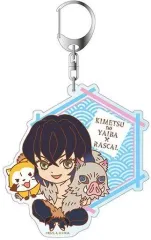 【中古】雑貨 嘴平伊之助(コンビver.) デカキーホルダー 「鬼滅の刃×あらいぐまラスカル」