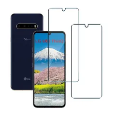対応 LG V60 ThinQ 5G ガラスフイルム 【 Seninhi 】【2枚セット 日本製素材 - 高 品質 】 強化ガラス 液晶 LGV60ThinQ ガラスフイルム LGV60保護フィルム ふぃるむ ケース カバー 撥油性 超耐久 高光沢 超薄型 液