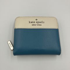 KAte Spade ダークピーコック ラウンドファスナー長財布 - メルカリ