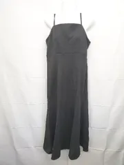 ◇ Θ Louere ルエレ マーメイド ロング丈 キャミソール ワンピース サイズS ブラック レディース E  【1506250007039】