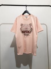 KENZO ケンゾー タイガー　センター刺繍ロゴ　Tシャツ ピンク