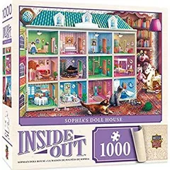 MasterPieces Puzzle Company Inside Out Sophia's Dollhouse Puzzle (1000 Piece) Multicoloured 49cm x 70cm