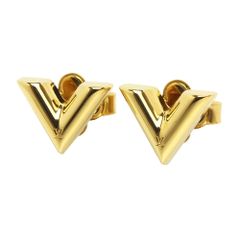 ルイ ヴィトン エセンシャル V ピアス ゴールド M68153  箱付 LOUIS VUITTON（未使用　展示品）