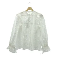 【美品】  RHC Ron Herman / アールエイチシーロンハーマン | 2024SS | Cut Work Blouse カットワーク コットン ブラウス | XS | ホワイト | レディース