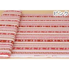 約110×35cm　ハワイアン キャシーマム マノア 02202-1 ピンク　生地 布地 布 ハンドメイド