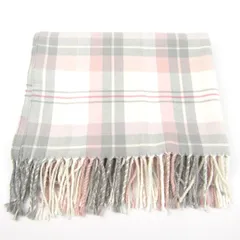 ギャップ マフラー ストール チェック柄 ブランド 小物 レディース ピンク GAP 【中古】