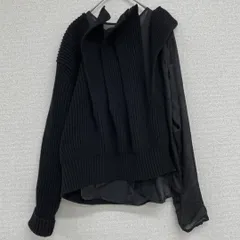 【美品】sacai 異素材半袖ニット 2025年最新】sacai レディース ニット・セーターの人気アイテム