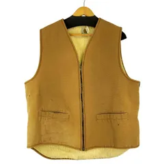 【希少】【carhartt】カーハート　デニム　ダックベスト　裏ボア 2025年最新】カーハート ボアベストの人気アイテム - メルカリ