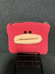 試作品⚠️ パクパクモンスター　ポーチ　ハンドメイド