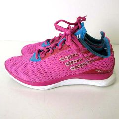 アディダス adidas ランニングシューズ スニーカー G40676 アディゼロ adizero 23.0cm ショッキングピンク ターコイズブルー くつ 靴 レア 希少