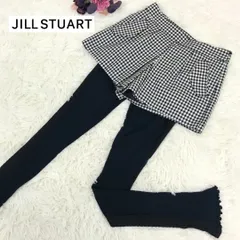 JILL　STUART　ジルスチュアート　ショートパンツ　レギンス　2点セット　キュロット　ギンガムチェック　黒　Mサイズ　おまとめ
