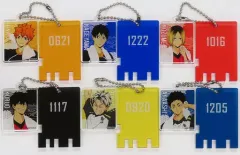 【中古】キーホルダー 全6種セット 「ハイキュー!!×極楽湯・RAKU SPA 最高にハイなキュー日(じつ) トレーディング銭湯錠風キーホルダー」