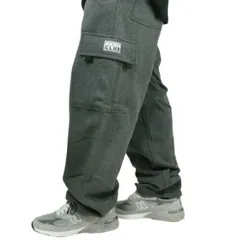 プロクラブ PRO CLUB スウェットカーゴパンツ162 チャコールグレー ヘビーウェイト 濃灰 大きいサイズ