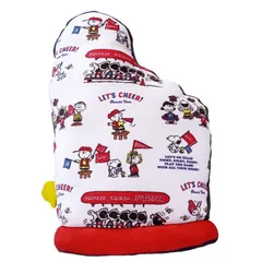 西川 スヌーピー クッション フィンガークッション 裏表リバーシブル SNOOPY PEANUTS ピーナッツ 応援グッズ　新品　【CI-153860002】