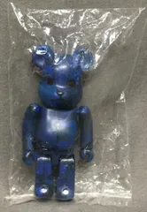 MEDICOMTOY BE@RBRICK BAPE PLAY FIRE CAMO. (BLUE) 100%