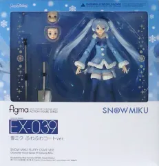 【中古】フィギュア figma 雪ミク ふわふわコートver. 「キャラクター・ボーカル・シリーズ01 初音ミク」 GOODSMILE ONLINE SHOP＆雪ミク スカイタウン限定