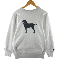 古着 90年代 KELLSPORT The Black Dog 犬柄 リバースウィーブタイプ アニマル スウェットシャツ トレーナー USA製 メンズL相当/eaa492628