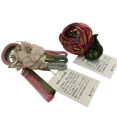 powder / パウダー コサージュ ブローチ 花 和柄 和装 セット品