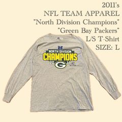 2011's NFL TEAM APPAREL "North Division Champions" "Green Bay Packers" L/S T-Shirt - L