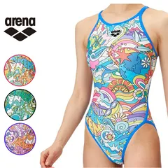 arena  アリーナ　 AS5SWM08L　レディース　タフスーツ 　オープンバック　練習用水着　 水泳　競泳　トレーニング水着