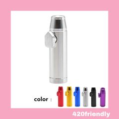 420friendly メタル スニッファーボトル ポータブル