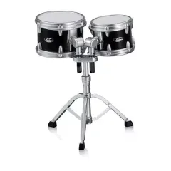 【中古】トレーディングフィギュア HIGH TOM＆LOW TOM＆STAND 「Pearl Drums Miniature Collection」