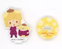 【中古】アクリルスタンド・アクリルパネル カガリ・ユラ・アスハ＆ポムポムプリン 「機動戦士ガンダムSEED FREEDOM × サンリオキャラクターズ トレーディングミニキャラアクリルスタンド」 劇場グッズ
