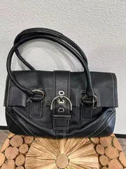 【美品】コーチ ソーホー ハンドバッグ ブラック レザー 楽天市場】【バッグ】COACH コーチ ソーホー レザー ラージ