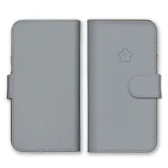 iPhone12 mini ケース 手帳型 アイフォン12 ミニ スマホケース 携帯ケース 星 スター シンプル ワンポイント スマイル かわいい カラー08