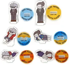 【中古】アクリルスタンド・アクリルパネル 全6種セット 「呪術廻戦 トレーディングミニアクリルスタンド -おやすみします。 懐玉・玉折 スーツ/めんそーれ/バスケver.-」