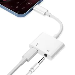 iPhone イヤホン変換アダプター 3.5mm 2in1 30W急速充電同時音楽 搭載16bit/48KHz Hi-Fi音質 イヤホン充電 音楽調節 i-Phone14/13/12/11/11/SE/Xs/Xs Max/XR/X/8/7