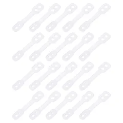 uxcell 4個 スナップゴム製グロメットホールプラグ マウント径30mm 内径25mm 高さ10mm 狭い溝幅2.5mm シール アンチスクラッチ 電気ボックス ケーブルパイプ用 透明