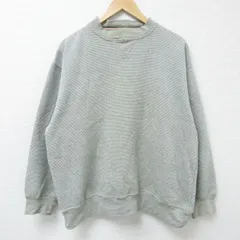 XL/古着 長袖 スウェット メンズ 00s 無地 モックネック ハイネック ベージュ カーキ 25apr18 中古 スエット トレーナー トップス