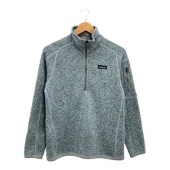 パタゴニア　ハーフジップ　ベターセーター　ベージュ　M　長袖　裏起毛　レディース 未使用☆patagoniaパタゴニア ベターセーター ハーフジップ プル