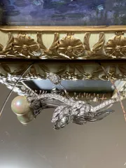 ヴィンテージ　パール　ブローチ