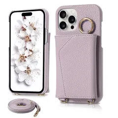 iPhone 15 Pro ケース 手帳型 女性 おしゃれ アイフォン 15 プロ スマートケース シンプル iPhone 15 pro 携帯ケース 韓国 肩掛け 斜めがけ ストラップ 背面カードポケット付き 耐衝撃 6.1 インチ 対応 スマホカ