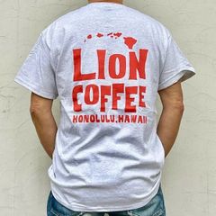 ★2025新作★人気★希少品 LION COFFEE ISLAND CHAIN T アッシュ S~XLサイズ 送料無料 SST-LC-ICBK