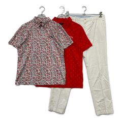 中古 メンズ ハチヤーズ 8YARDS 長袖シャツ M 赤 レッド モック