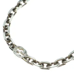 GUCCI (グッチ) インターロッキングG チェーンネックレス シルバー 616941