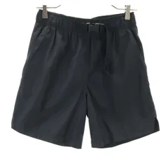 adidas アディダス ウインド ショートパンツ M チャコールグレー ハーフ メンズ 古着