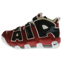 NIKE (ナイキ) AIR MORE UPTEMPO 96 エアモアアップテンポ ハイカットスニーカー レッド US9.5/27.5cm 921948-600