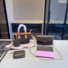 [本日特価] 全新シリーズセット X666 - LV ショッピングバッグBB + LV エンベロープバッグ + LV 財布 本日限定特別割引！[本日特価|新品未使用品]-MM輸入