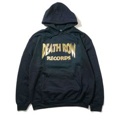 DEATH ROW デスロウ 新品 正規品 パーカー フーディー DRR 30th Logo-Black ヒップホップ レコードレーベル