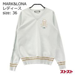 MARK&LONA マークアンドロナ Vネック ニットセーター S スカル - メルカリ