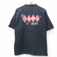 XL/古着 チャンピオン champion 半袖 ビンテージ Tシャツ メンズ 00s TOPS コットン クルーネック 黒 ブラック 25jul07 中古