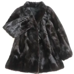 希少デザイン 美品✨ブラックミンク 3586 毛皮 ファーコート 逆毛 11 2025年最新】ミンク コート 逆毛の人気アイテム - メルカリ