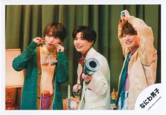【中古】生写真(ジャニーズ) なにわ男子/大西流星・長尾謙杜・大橋和也/横型・上半身/シングル「ハッピーサプライズ」MV＆ジャケ写オフショット/公式生写真