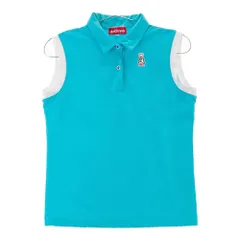 サイズ：38 ARCHIVIO アルチビオ 2022年モデル ノースリーブポロシャツ  ブルー系 [240101258390]# ゴルフウェア レディース ストスト