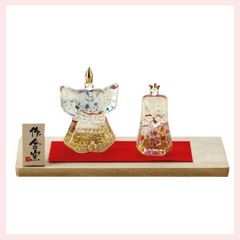 8883)Multi Glass 雛人形 お雛様 ガラス細工 - メルカリ