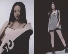 【中古】コレクションカード(女性) LE SSERAFIM/HONG EUNCHAE(ホン・ウンチェ)/背景白/CD「FEARLESS」(Monochrome Bouquet Ver.)封入特典両面フォトカード